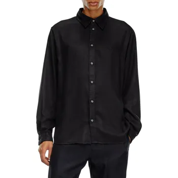 Pánská košile KOŠILE DIESEL S-SIMPLY-C SHIRT BLACK