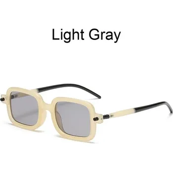 Luxusní pánské sluneční brýle retro styl - světle šedá