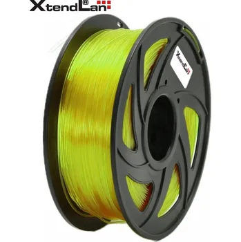 3D tisk XtendLAN PETG filament 1,75mm průhledný žlutý 1kg
