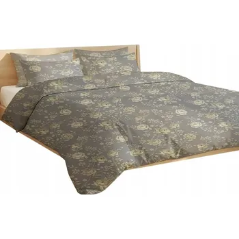 Povlečení Sada Povlečení z mikrovlákna 140x200 + povlak na polštář 70x80 Květinový vzor