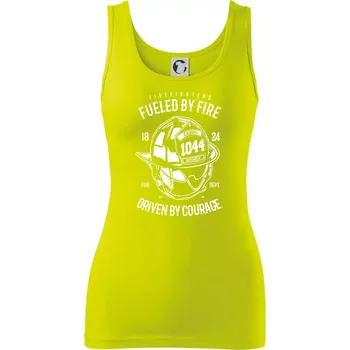 Dámské tričko Fueled By Fire - Dámské tílko - XL ( Limetková )