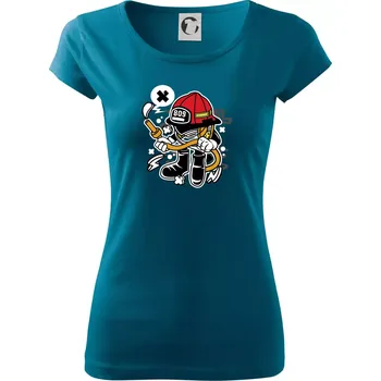 Dámské oblečení Fajrákmen - Dámské triko Pure - L ( Petrolejová )