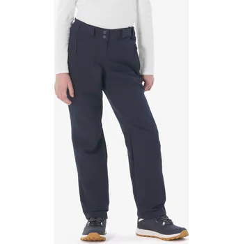 Snowboardové kalhoty QUECHUA Dětské zimní turistické softshellové kalhoty MH 500 10 LET MODRÁ