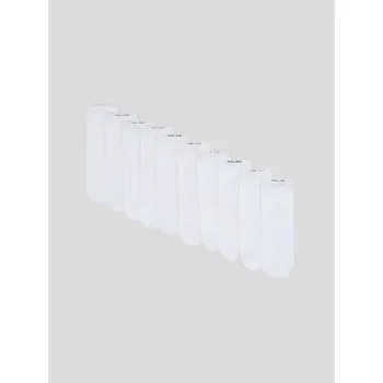 Sinsay - Sada 5 párů ponožek - bílá - 683FF-MLC - 683FF-MLC-R26