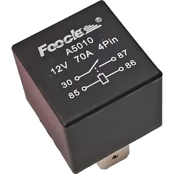 Relé Relé automobilové 12V 70A A5010, auto relé