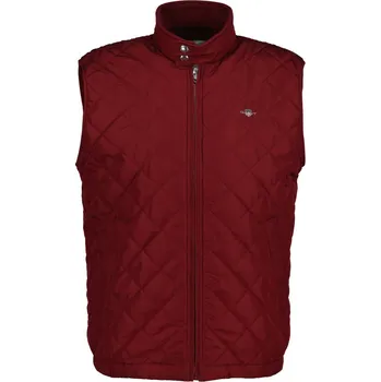 Pánská vesta VESTA GANT QUILTED WINDCHEATER VEST PLUMPED RED