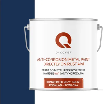 barva na kov BARVA NA KOV NA REZ PLECH 4v1 MODRÁ KOBALTOVÁ RAL 5013 POLOMATNÁ 5L