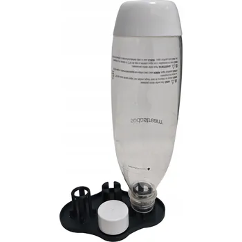 Organizace kuchyně Odkapávač na 2 lahve pro výrobník sody | Stojan SodaStream | Černý nebo Bílý