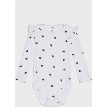 Kojenecký body Sinsay - Bavlněné body - bílá - 7258C-00X - 7258C-00X-98