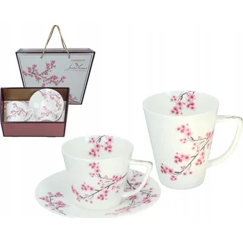 Sada šálek a hrnků - Kvetoucí višeň (CARMANI)