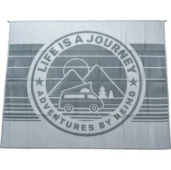 Příslušenství ke karavanu Koberec markýzový 2,5×2,9 m, LIFE IS A JOURNEY