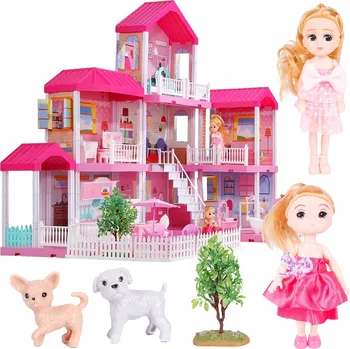 Domeček pro panenku Domeček pro panenky MalPlay Domeček pro panenky 40 cm