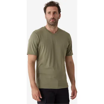 Pánské tričko SOLOGNAC Pánské prodyšné tričko 100 s krátkým rukávem na lov a myslivost 3XL ZELENÁ