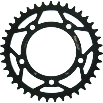 Řetězová sada pro motocykl Řetězová rozeta SUPERSPROX RFE-744:39-BLK černý 39 zubů, 525