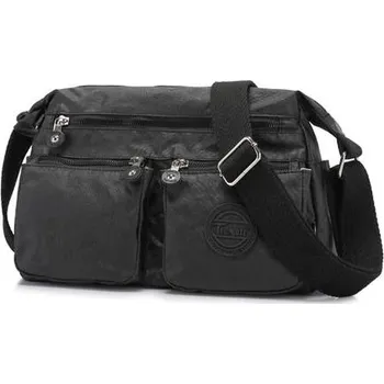 Kabelka Nylonová kabelka přes rameno - černá-2