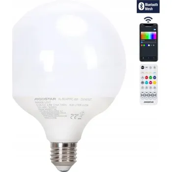 Žárovka Chytrá ambientní lampa Bluetooth mesh G120 E27 4,9W RGB+CCT