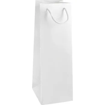 Taška na víno bílá Pálava 11x10x38 MAT OD003