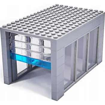 ostatní stavebnice Stavební Stavebnice DM- - garáž, základna, věž, budova, parkoviště, dlaždice auta