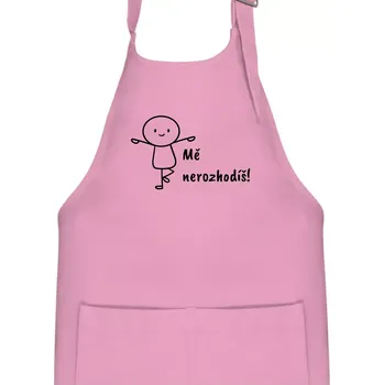 Kuchyňská zástěra Mě nerozhodíš - Dětská zástěra na vaření - Univerzální velikost ( Růžová )