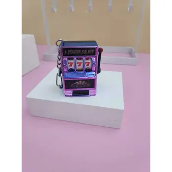 Mini hrací automat s ovocem na klíčenku pro děti - O