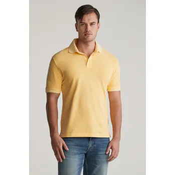 Pánská košile POLOKOŠILE GANT SUNFADED SS POLO BANANA YELLOW