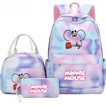 Školní sada s batohem Mickey a Minnie - 012