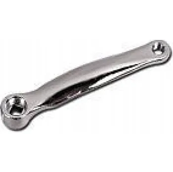 Bezpečnostní kamera Levá klika čtverec stříbrná hliníková 170mm