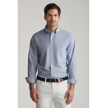 Pánská košile KOŠILE GANT REG DOBBY DOT STRIPE SHIRT COLLEGE BLUE