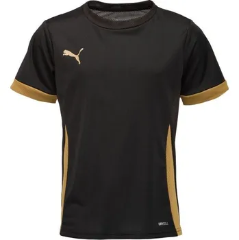 Dětské sportovní triko Puma TEAMGOAL MATCHDAY JERSEY JR 128 Černá, Zlatá