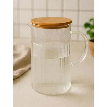 Konvice na čaj Sinsay - Skleněná konvice s uchem - béžová - 866GM-08X - 866GM-08X-ONE