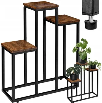 Stojan na květiny Stojan na květiny Agras hnědý/černý