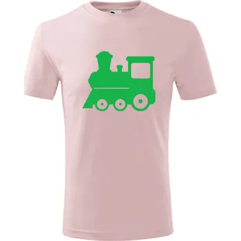 Chlapecké tričko Růžové dětské tričko s mašinkou 1 - barva růžová - velikost 12let