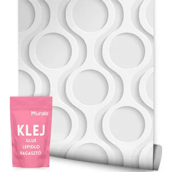 Fototapeta Tapeta Geometrické kruhy 3D tvary do kanceláře