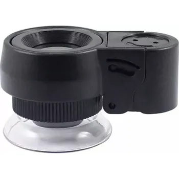 Lupa Příložní lupa s osvětlením Verkgroup V-09059 - 45x (21mm)