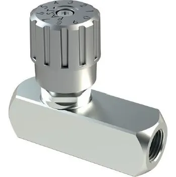 Ventil Ventil škrtící STU140 BSPP 1/4. - 15l/min, 400bar OLEOWEB ventil škrtící do potrubí, jednostranný