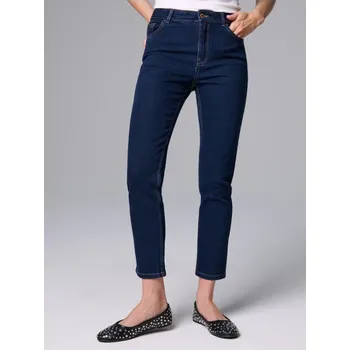 Sinsay - Džíny mom fit - námořnická modrá - 868EV-95J - 868EV-95J-38