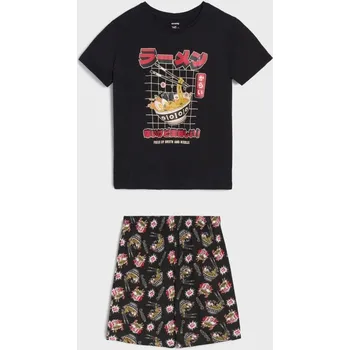 Chlapecké spodní prádlo Sinsay - Dvoudílná pyžamová souprava - černá - 935EV-99X - 935EV-99X-140