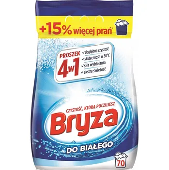 Prací prášek Bryza prášek na bílé prádlo 4,55 kg 70 praní