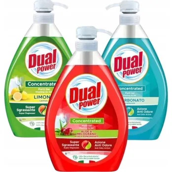 Sada DUAL POWER 3 x prostředek na nádobí Bicarbonato Citron Aloe & Granátové jablko