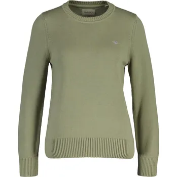 Dámský svetr SVETR GANT CLASSIC COTTON C-NECK FADED SAGE