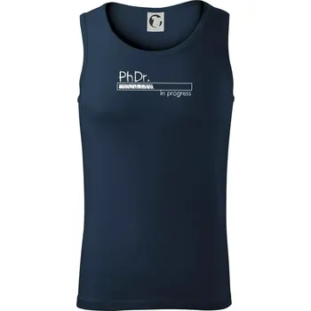 In progress titul PhDr. doktor / doktorka filozofie - Tílko pánské Core - 2XL ( Námořní modrá (velmi tmavá - téměř černá) )