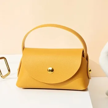 Peněženka Taštička na drobnosti | peněženka na mince s uchem - Žlutá