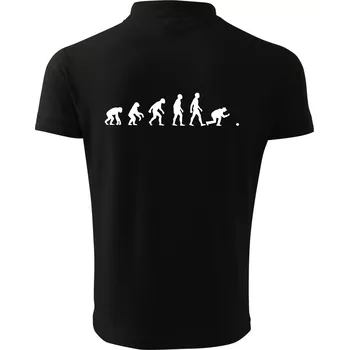 Pánská košile Evoluce petanque - Polokošile pánská Pique Polo 203 - 2XL ( Černá )