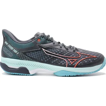 Pánská tenisová obuv MIZUNO Pánské tenisové boty Wave Exceed Tour 5 CC 45 MODRÁ|ČERNÁ|ČERVENÁ