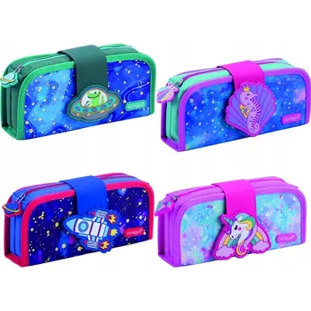 Kosmetická taška Školní penál rozkládací dvoupatrový kosmetická taštička Keyroad bez vybavení