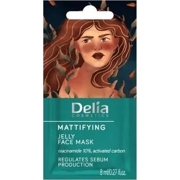 Pleťová maska DELIA matující pleťová maska, 8 ml