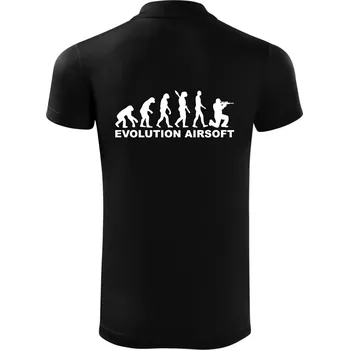 Pánská košile Evoluce airsoft - Polokošile Victory sportovní (dresovina) - 3XL ( Černá )