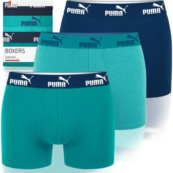 Boxerky Puma Pánské boxerky Ocean Depth Bavlna 3 kusy Velikost S