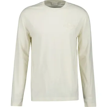 Oblečení a móda TRIČKO GANT REG TONAL SHIELD LS T-SHIRT CREAM
