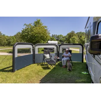 Markýza Ochrana proti větru HELGOLAND 400, vzduchová technologie, 400x155cm (centimetry)